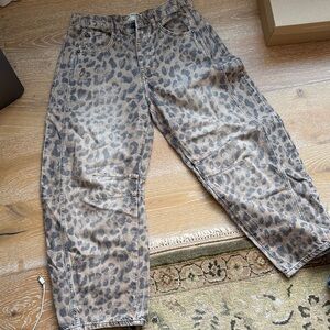 Leopard Print Jeans
